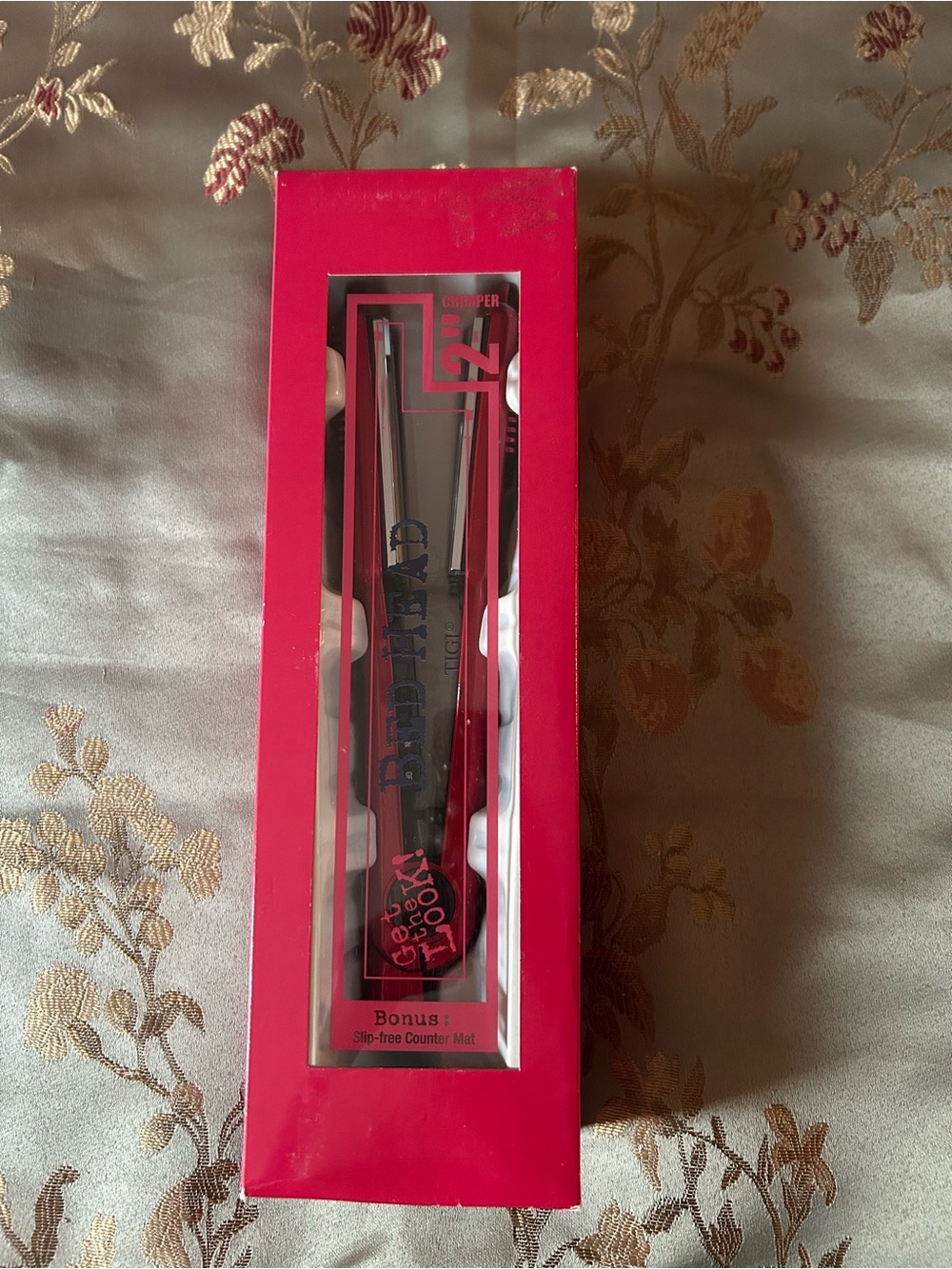 TIGI Hot Pink Hair Styling Tool Box
